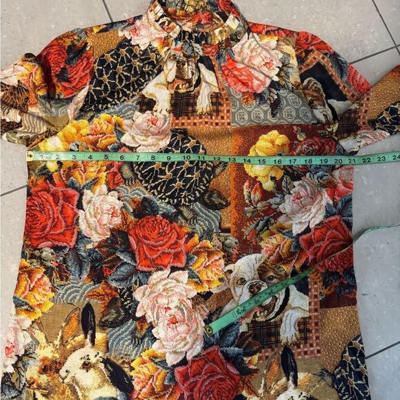 Dolce & Gabbana Women's Floral Print Top - Multicolor - Picture 4 of 7